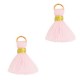 Quaste Ibiza Style 1.5cm Gold-light pink